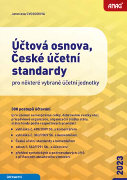 Účtová osnova, České účetní standardy pro některé vybrané účetní jednotky