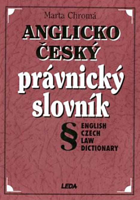 Anglicko-český právnický slovník