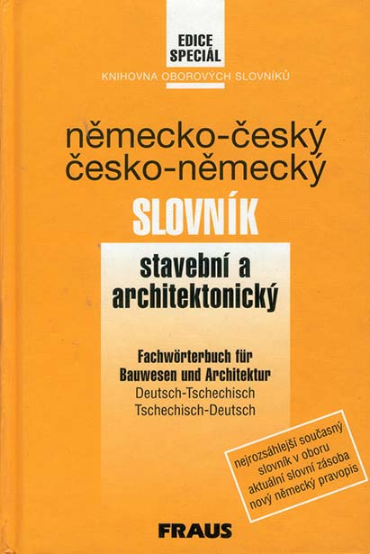 Německo-český, česko-německý slovník stavební a architektonický