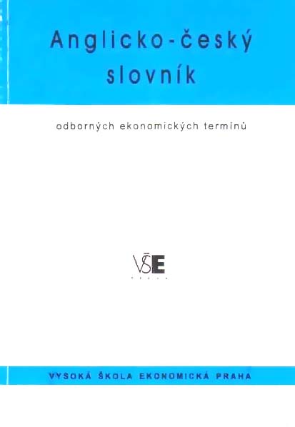 Anglicko-český slovník odborných ekonomických termínů