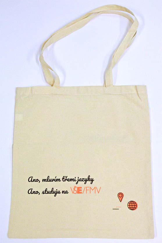 Textilní taška béžová