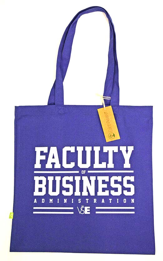 Textilní taška modrá