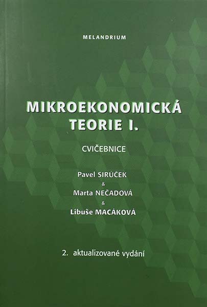 •Mikroekonomická teorie I. - Cvičebnice•