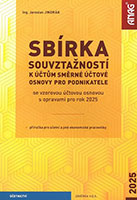 Sbírka souvztažností k účtům směrné účtové osnovy pro podnikatele 2025