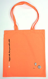 Textilní taška oranžová